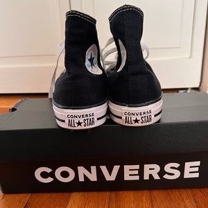 Converse All Star Hi Tops black, W 8.5 M6.5.